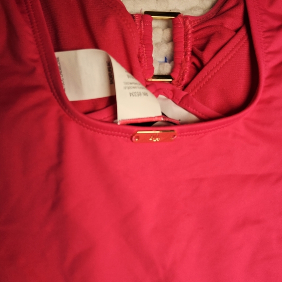 1Lauren Ralph Lauren Women's Pink Swimsuit size 8 - Picture 6 of 9